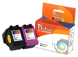TS-Print Set Drucker Tinten-Patronen für HP 302-XL bk + c Envy 4527 4528 - Bild 1 von 5