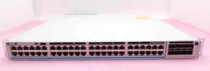 Cisco Catalyst C9300-48UXM-E Switch 48x 2.5G Base-T (12 mGig) UPOE + C9300-NM-8X - Picture 1 of 10