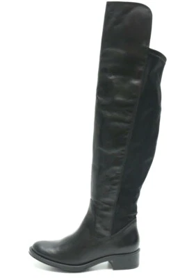 Mujer ANDRE ASSOUS Botas Sobre la Rodilla Cuero Negro Talla EU 36 $395 Foto 1 de 4