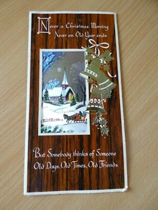 CRYSTAL PALACE FC CHRISTMAS CARD | CIRCA EARLY 1970's | RARE ITEM - Picture 1 of 3