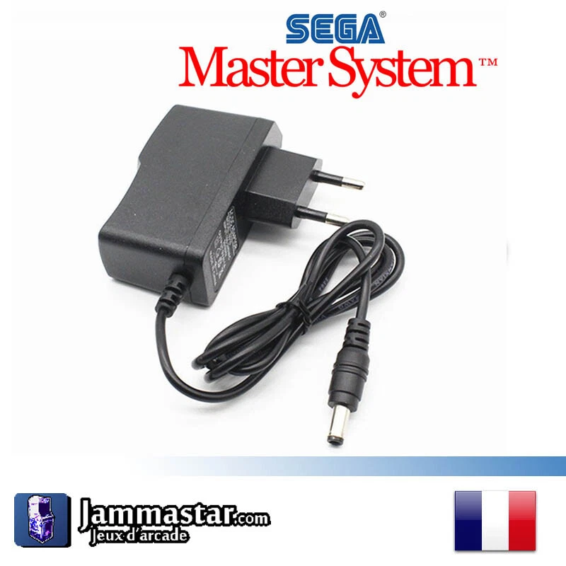 Alimentation console Sega Master System 1 & 2 - Adaptateur - Power Supply