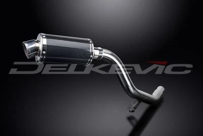 Silenciador ovalado de fibra de carbono Delkevic 9" escape Triumph Tiger Explorer 1200 12-21 Foto 1 de 3