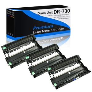 Unidad de batería negra 3PK DR730 para Brother MFC-L2710DW/L2750DW/L2750DW XL HL-L2350DW - Imagen 1 de 24