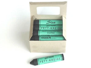 12 Stück Sisa Kreide SCHWARZ, Fettkreide, Kreide >2602090< - Bild 1 von 1