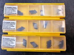 Qty 5 Kennametal NG 2041R NG2041R 2599743 KC5010 Grade Carbide Grooving Inserts - Picture 1 of 2