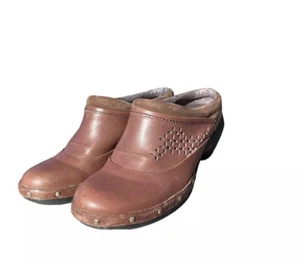 Merrell Bracken Womens Size 7 Brown Casual Slip On Clogs Mules Shoes J56090 - Picture 1 of 7