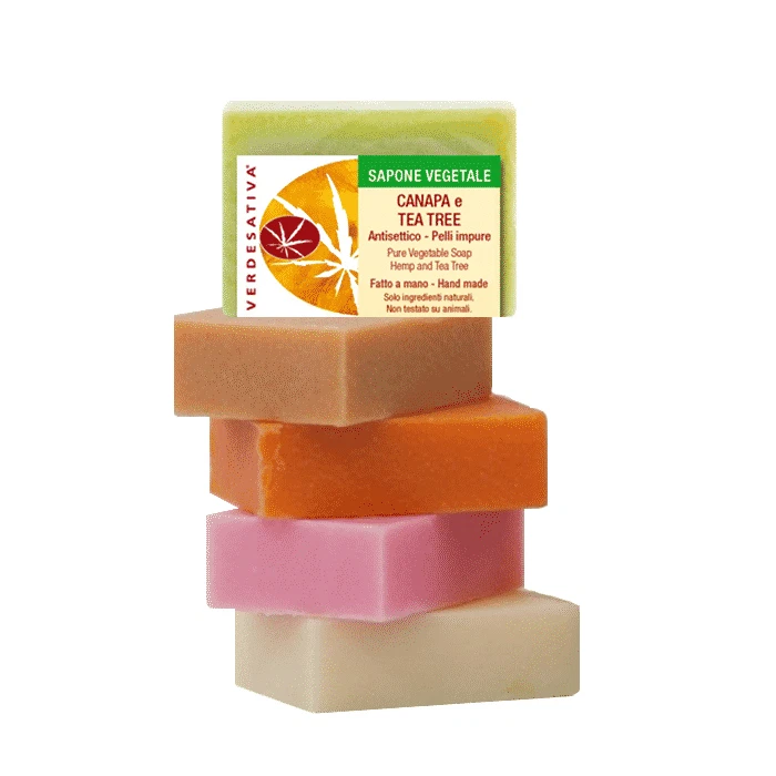 Verdesativa Saponetta alla Canapa Vegana 100% Naturale – Diverse Tipologie - Image 1 of 1