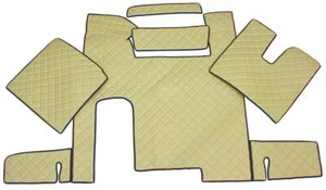 Alfombrillas camión cuero sintético adecuadas para transmisión manual MAN TGX 2007 - 2017 - Imagen 1 de 4
