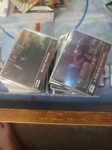 2016 Topps Chrome STAR WARS THE FORCE AWAKENS COMPLETE SET W/Insert Sets RARE - Picture 1 of 4