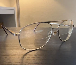 MODERN TIMES MONTATURA OCCHIALI PLATINO ASTRO ORO 58/16/150 FULL RIM QV29 - Foto 1 di 5