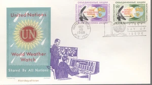 1968 UN FDC - Scott # 188-89 - Overseas Mailer Addition to Jackson Cachet - Bild 1 von 1