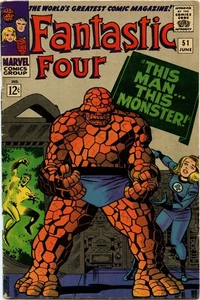 Cómics de Marvel Fantastic Four #51 1966 en muy buen estado/buen estado primera aplicación zona negativa - Imagen 1 de 7