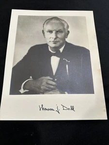 THOMAS J DODD US Connecticut Senator 8 x 10 signed Foto AUTOGRAMM signed orig. - Bild 1 von 2