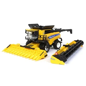 1/64 New Holland CR9.90 Combine w/ Draper & Corn Heads, ERTL Prestige Collection - Picture 1 of 8