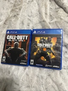 Call of Duty: Black Ops III and Call of Duty: Black Ops 4 (Sony PlayStation 4) - Picture 1 of 3