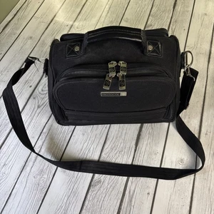 Protocol 13in Carry-On Travel Shoulder Bag Luggage Sundries Black PRE-OWNED. - Picture 1 of 19