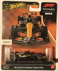 Hot Wheels Premium McLaren Fórmula 1 Team Race Car #4 Diecast Nuevo Lando Norris - Imagen 1 de 2
