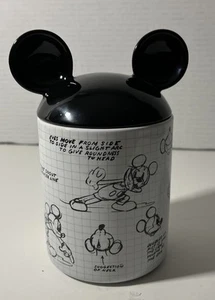 Disney Mickey Mouse Sketch Cookie Jar 90 Years of Magic Sketchbook Ceramic - Bild 1 von 5