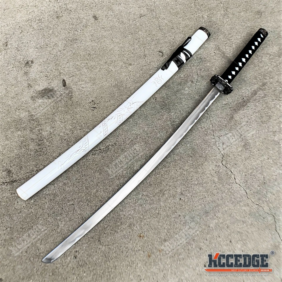 ESPADA KATANA SAMURAI ESTILO JAPONÉS PRÁCTICA ENTRENAMIENTO 40" con Tsuba y Saya Foto 1 de 4