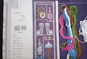 Schweden Vintage Leinen Set Pell Zugpudel Lampen - Bild 1 von 4