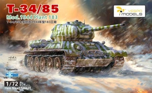 VESPID VS720030 1/72 T-34/85 Medium Tank Model 1944 Plant 183 Military Kit - Bild 1 von 8