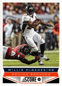 2013 Score Football #64 - Willis McGahee - Denver Broncos  13-096 - Picture 1 of 2
