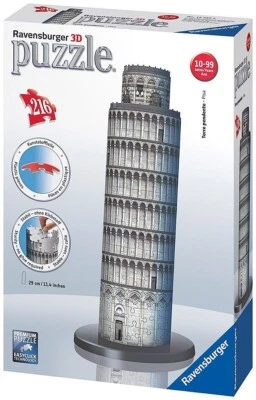Puzzle 3D Struttura Pisa Torre Di Ardesia Arte Monumento Romanico Italia - Immagine 1 di 4