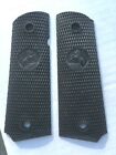 Colt 1911 Gov't Full Size Black Rubber Checkered Factory With Logo New Grips