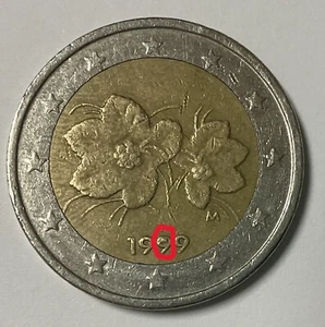 ★ Finlandia 1999 mora moneda de 2 euros usada buena moneda en circulación Coen - Imagen 1 de 4