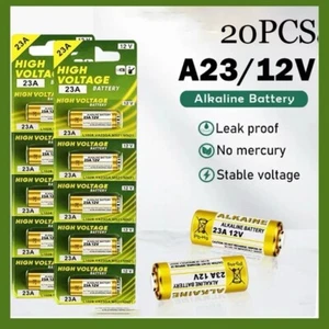 20X A23 23A 12V Alkaline Battery 23GA A23S E23A EL12 MN21 V23GA GP23A MS21 LRV08 - Picture 1 of 20