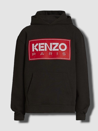 Maglione con cappuccio classico Kenzo da uomo nero cotone $556 taglia S