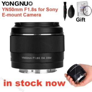 YONGNUO YN50mm F1.8S DA DSM APC-C APS-C AF&MF Lens For Sony E Mount APS-C Camera - Picture 1 of 7