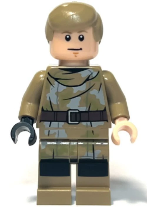 LEGO® Minifig sw1312 - Luke Skywalker - Dark Tan Endor Outfit - Image 1 of 1
