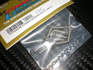 GPM TW1312 Vis TITANE plastique cruciforme 3x12 mm, tête plate "gold" - Picture 1 of 1