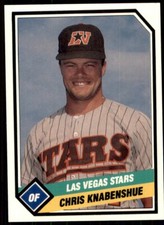 1989 CMC Las Vegas Stars Chris Knabenshue Las Vegas Stars #23