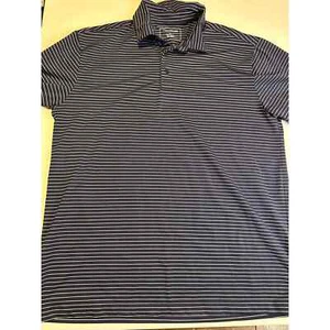 Polo para hombre Urban Frontier azul marino y blanco a rayas-XL - Imagen 1 de 5
