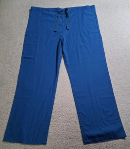 Uniform Advantage UA Scrubs Unisex Dark Teal Carib Medical Scrub Pants / Size MS - Picture 1 of 12