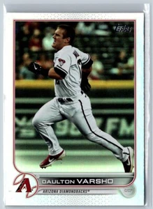 2022 TOPPS SERIES 2 RAINBOW FOIL DAULTON VARSHO ARIZONA DIAMONDBACKS #394 - Picture 1 of 2