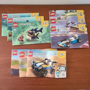 3er Set Lego Creator 3 in 1 Anleitungen 31072 31087 31088 - Bild 1 von 4