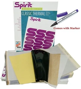 15 Spirit Repro FX Stencil Thermal Tattoo Transfer Copy Paper Surgi-Marker kit - Picture 1 of 2