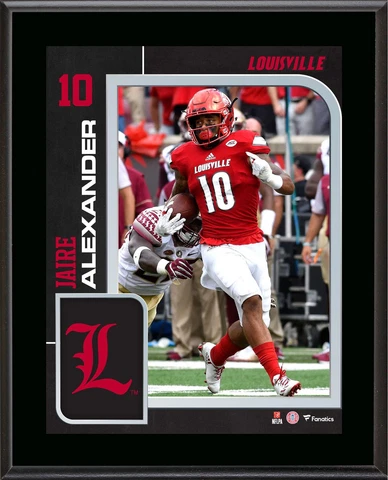 Jaire Alexander Louisville Cardinals 10.5" x 13" Player Plaque Cover