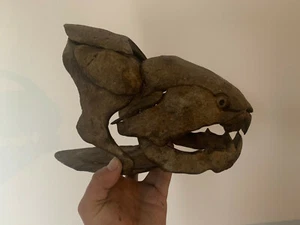 Fossile / réplique de tête de poisson Dunkleosteus museum quality Fossile - Foto 1 di 2