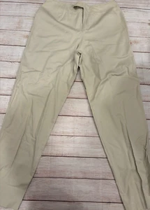 Pantalon femme vintage Liz Sport taille 12 preppy années 90 taille haute 100% coton khakis - Photo 1/5