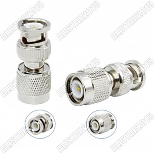 Adaptador de enchufe BNC macho a TNC macho 5 piezas conector coaxial recto RF BNC-TNC - Imagen 1 de 6
