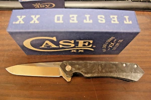 Case xx Knife Kinzua Frame Lock 64801 Marbled Carbon Fiber S35VN - Picture 1 of 3