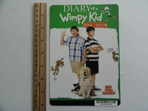 TAGEBUCH EINES SCHWACHEN KINDES HUNDETAGE - BLOCKBUSTER VIDEO UNTERSTÜTZER KARTE 5"X8" - Bild 1 von 3