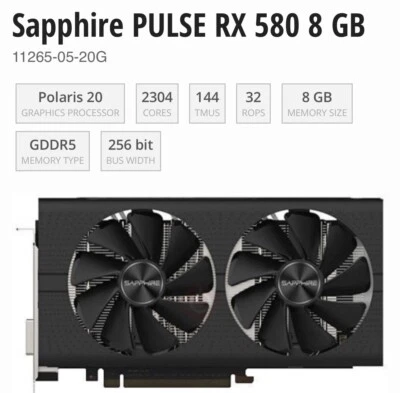  Apple Mac Pro 4.1 & 5.1- AMD RX580 Sapphire-8GB/Mojave-Sonoma + Boot screen - Image 1 of 4