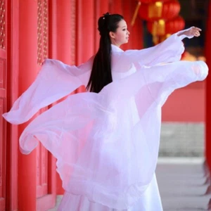 Fee Kleidung Hanfu Kleid Mädchen alt chinesisch Cosplay Tanz Kostüm Tang - Bild 1 von 11