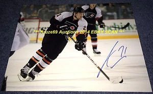 JAMES VAN RIEMSDYK Flying UP ICE Auto SIGNED 11x14 Photo FLYERS/MAPLE LEAFS Star - Picture 1 of 1