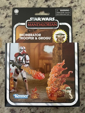 Star Wars The Mandalorian Vintage Collection Deluxe Incinerator Trooper & Grogu Cover